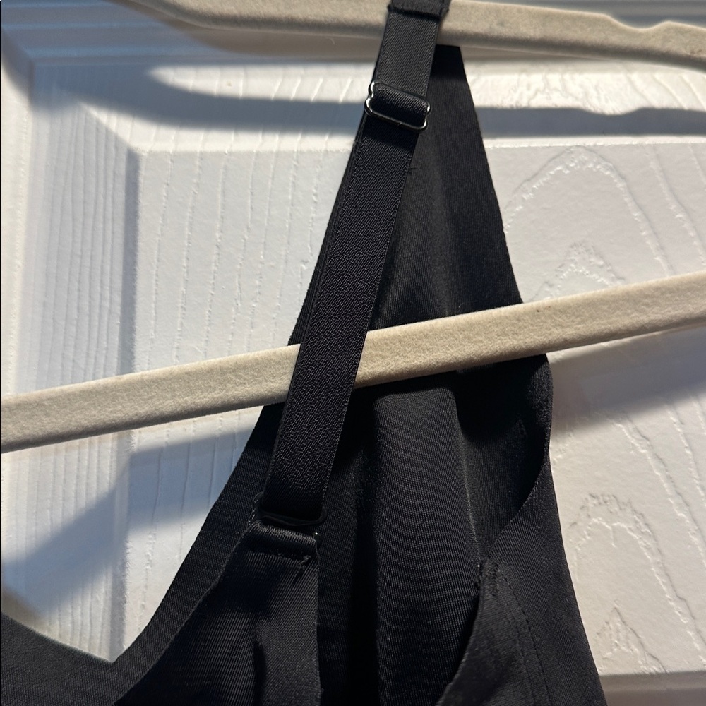 Ruby Ribbon Black V-Neck Second Skin Demiette Bra… - image 7